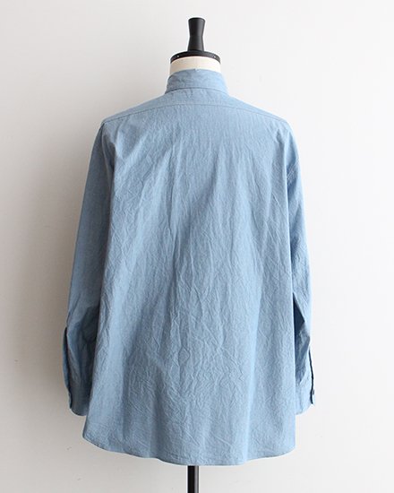 【Blurhms Rootstock / ブラームス ルーツストック】Selvage Chambray USN Shirts