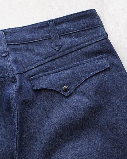 【AGE OLD / エイジオールド】 The Western Trousers ” 90s Deadstock US Navy Denim Fabrics “ 【AGE OLD / エイジオールド】 The Western Trousers ” 90s Deadstock US Navy Denim Fabrics “
