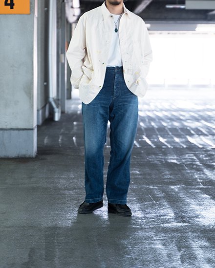 A VONTADE】Buckle Back PW Denim Trousers ”For Fort Exclusive”