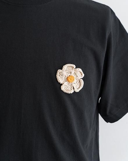 MONITALY / モニタリー】Crochet Flower Tee 