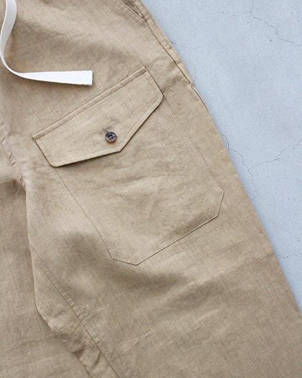 A VONTADE / ア ボンタージ】Linen British Mil Easy Trousers