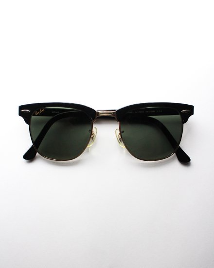 VINTAGE】90s B&L Ray-Ban "Clubmaster” Made in USA 『Original Glass lens』