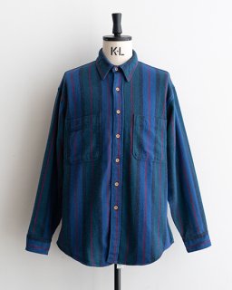 VINTAGEOld Flannel Stripe Shirts 