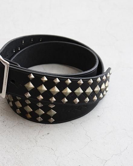 Willow Pants / ウィロー パンツ】R-008 Studs Belt ”Made By Willow Pants / ウィロー パンツ】R-008 Studs Belt ”Made By