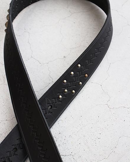 Willow Pants / ウィロー パンツ】R-008 Studs Belt ”Made By Willow Pants / ウィロー パンツ】R-008 Studs Belt ”Made By