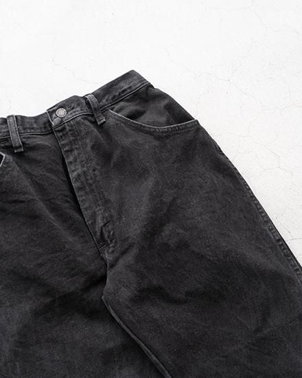 新品 Relaxed Fit Rustler ブラックデニム W36 X L30 Wrangler ラスラー RUSTLER レギュラーフィット ストレート