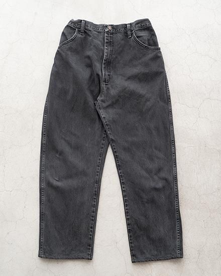 Remake】90-00s Old RUSTLER Black Denim 