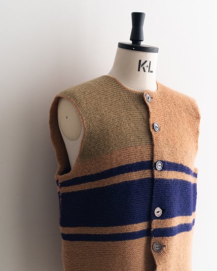 【VINTAGE】30－40s Hand Made Knit Vest