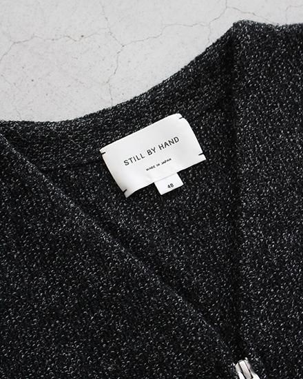 STILL BY HAND / スティル バイ ハンド】 7G Mix Color Zip Knit STILL BY HAND / スティル バイ ハンド】 7G Mix Color Zip Knit