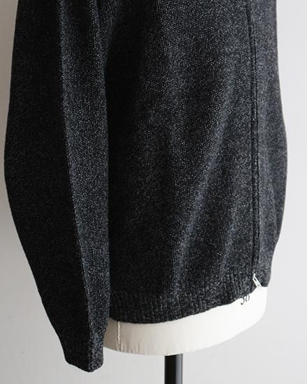 STILL BY HAND / スティル バイ ハンド】 7G Mix Color Zip Knit STILL BY HAND / スティル バイ ハンド】 7G Mix Color Zip Knit
