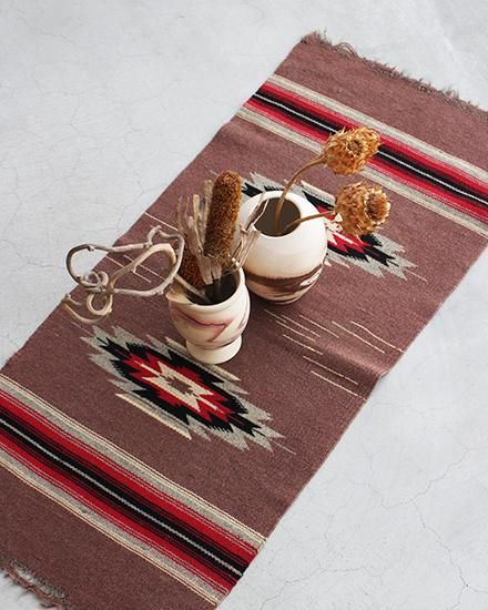 VINTAGE】40-50s Vintage Chimayo Rug 