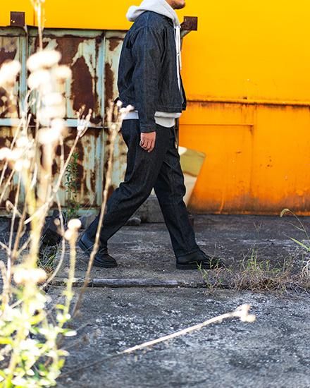 AGE OLD】Black Denim Slacks “Deadstock Cone Mills White Oak AGE OLD】Black Denim Slacks “Deadstock Cone Mills White Oak