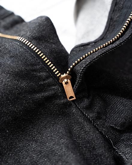 AGE OLD】Black Denim Slacks “Deadstock Cone Mills White Oak AGE OLD】Black Denim Slacks “Deadstock Cone Mills White Oak