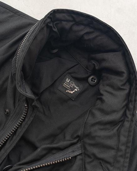 or slow モッズコート ブラック BLACK M-65 COAT vintage like military mods coat M-65 / black（ビンテージ