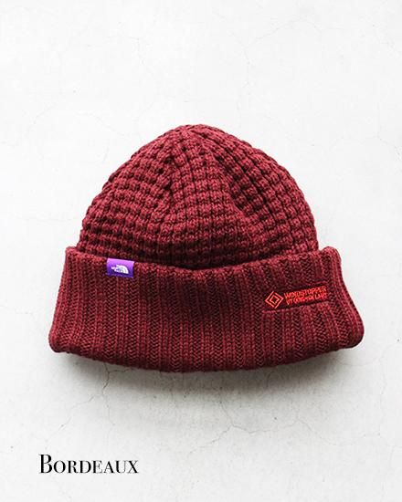 新品ザノースフェイスパープルレーベルWINDSTOPPER ニット帽 グレー SALE】THE NORTH FACE PURPLE LABEL(ザノースフェイスパープル