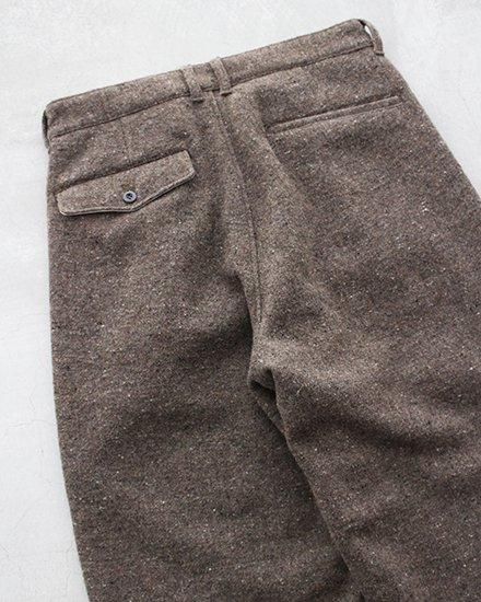 STILL BY HAND / スティル バイ ハンド】Inbox Pleats Nep Tweed