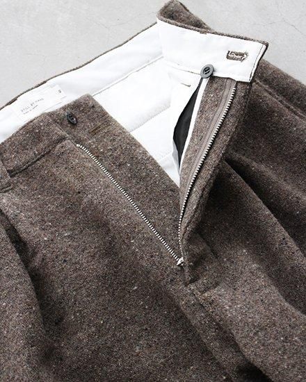 STILL BY HAND / スティル バイ ハンド】Inbox Pleats Nep Tweed