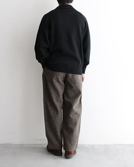 STILL BY HAND / スティル バイ ハンド】7G Wool Knit Polo