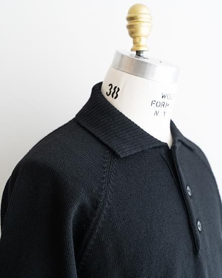STILL BY HAND / スティル バイ ハンド】7G Wool Knit Polo STILL BY HAND / スティル バイ ハンド】7G Wool Knit Polo