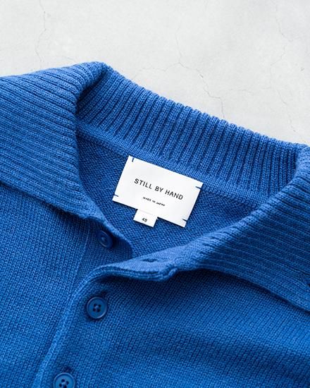 STILL BY HAND / スティル バイ ハンド】7G Wool Knit Polo STILL BY HAND / スティル バイ ハンド】7G Wool Knit Polo