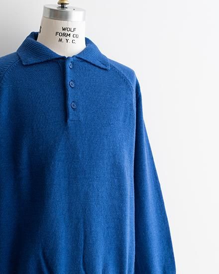 STILL BY HAND スキッパーポロニット 23AW