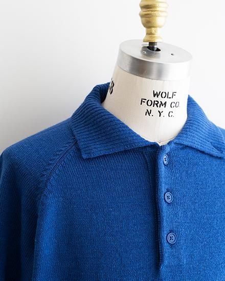 STILL BY HAND / スティル バイ ハンド】7G Wool Knit Polo STILL BY HAND / スティル バイ ハンド】7G Wool Knit Polo