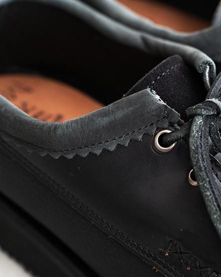YUKETEN】Blucher W/ Kiltie “Mismatch Black” Made In USA YUKETEN】Blucher W/ Kiltie “Mismatch Black” Made In USA