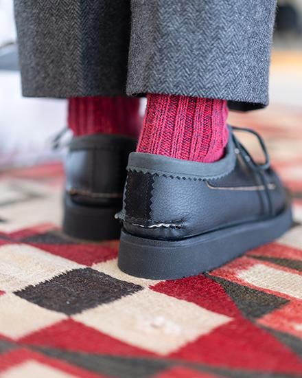 YUKETEN】Blucher W/ Kiltie “Mismatch Black” Made In USA YUKETEN】Blucher W/ Kiltie “Mismatch Black” Made In USA