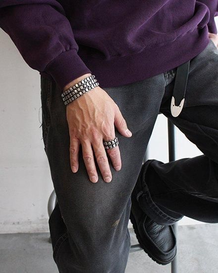 THARU SILVER / タルーシルバー】Double Ring ”Made In Nepal THARU SILVER / タルーシルバー】Double Ring ”Made In Nepal