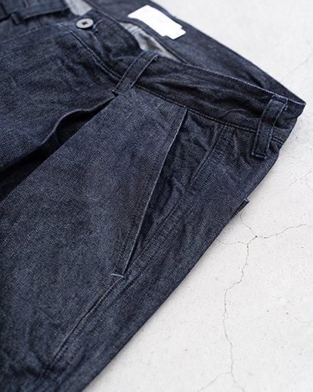 スティルバイハンド24ss デニム10oz STILL BY HAND / スティル バイ ハンド】10oz Denim Inbox Pleat