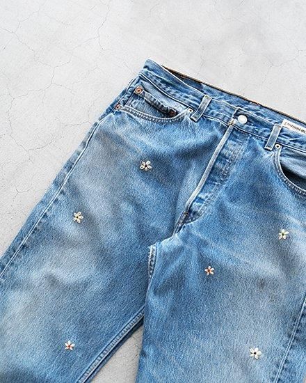 SHANANA MIL シャナナミル M51 モッズコート XS フラワー手刺繍 SHANANA MIL シャナナミル M51 モッズコート XS フラワー手刺繍