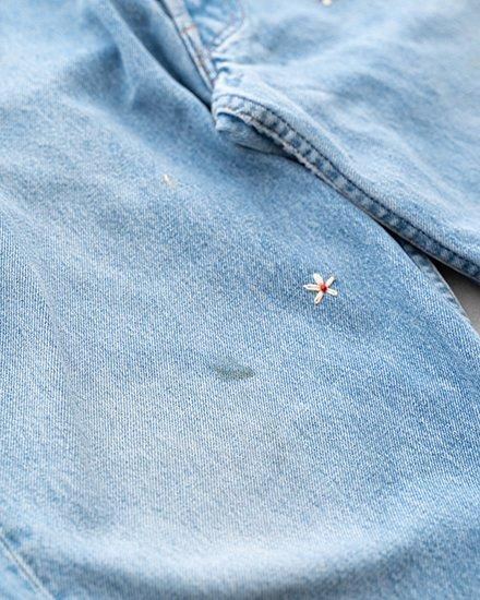 SHANANA MIL 501 デニムパンツ 38x32 SHANANA MIL<シャナナミル> Levi's 501 HAND CUSTOM JEANS