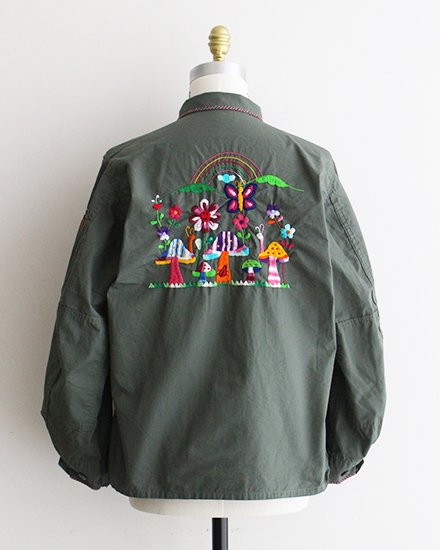 【Oaxaca / オアハカ】Laid Back BDU Jacket『Hand Embroidery In Oaxaca Mexico』