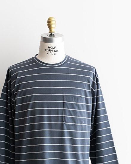 STILL BY HAND / スティル バイ ハンド】Border Long Sleeve Tee