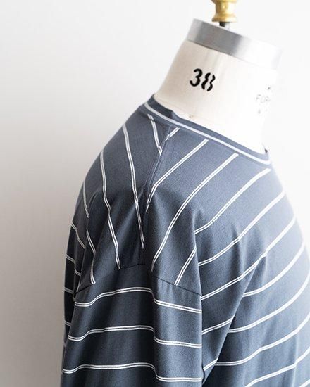 STILL BY HAND / スティル バイ ハンド】Border Long Sleeve Tee