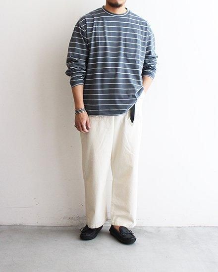 STILL BY HAND / スティル バイ ハンド】Border Long Sleeve Tee