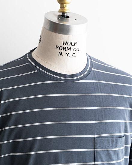 STILL BY HAND / スティル バイ ハンド】Border Long Sleeve Tee