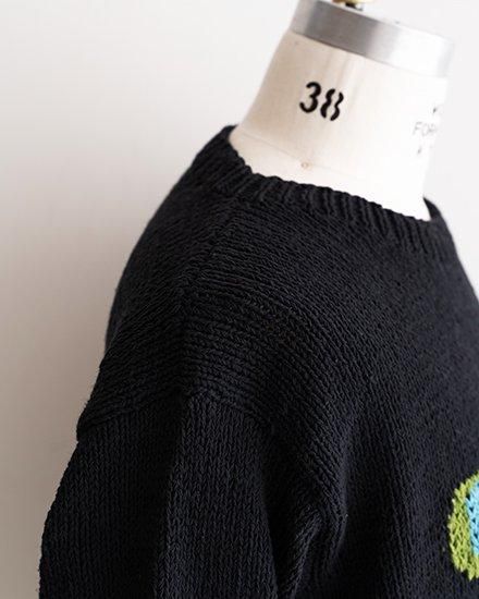 MacMahon Knitting Mills フラワー かぎ針編み MacMahon Knitting Mills By Niche】Crochet Cotton Cardigan