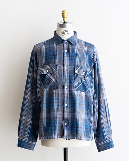 【THE NORTH FACE PURPLE LABEL / ノースフェイス パープルレーベル】Amunzen Plaid Field Shirt