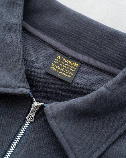 AVONTADE ポロシャツ A VONTADE / ア ボンタージ】Half Zip Polo Sweat