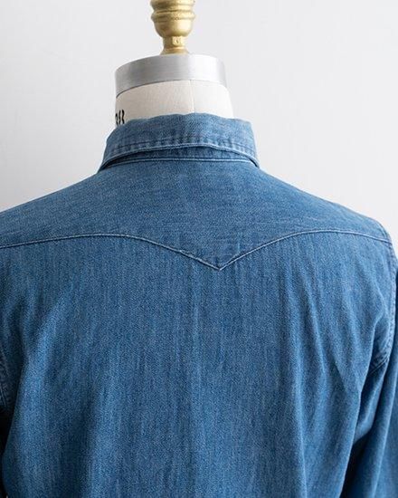 VINTAGE】70s Maverick Western Denim Shirts 