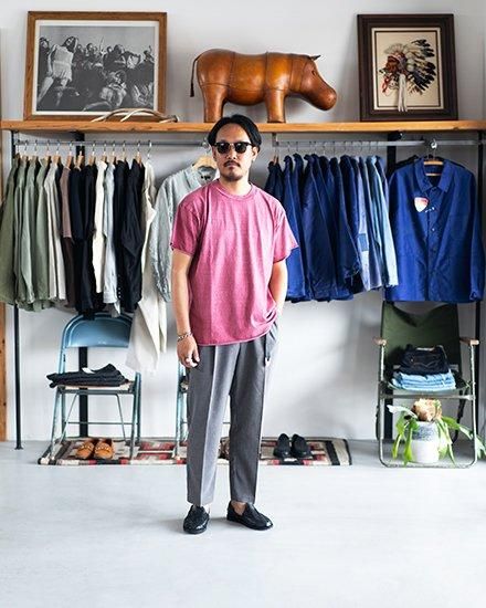 ONEITA】×【Fort General Store】Chop & Dye S/S Power Tee ONEITA】×【Fort General Store】Chop & Dye S/S Power Tee