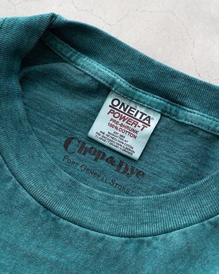 ONEITA】×【Fort General Store】Chop & Dye S/S Power Tee