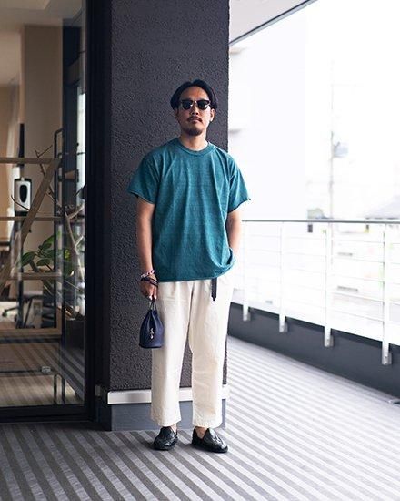 ONEITA】×【Fort General Store】Chop & Dye S/S Power Tee ONEITA】×【Fort General Store】Chop & Dye S/S Power Tee