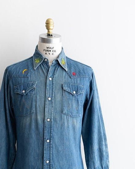 VINTAGE】60s Wrangler 27MW Western Shirt VINTAGE】60s Wrangler 27MW Western Shirt