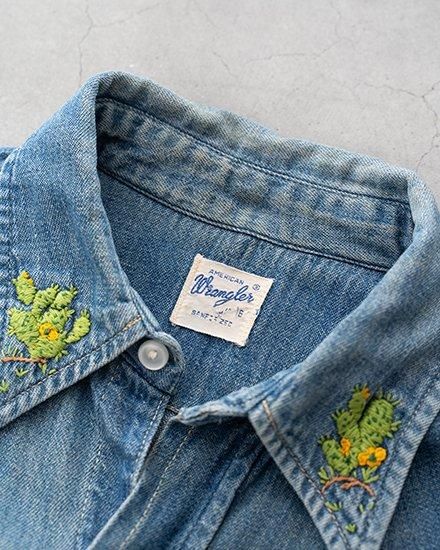 VINTAGE】60s Wrangler 27MW Western Shirt VINTAGE】60s Wrangler 27MW Western Shirt