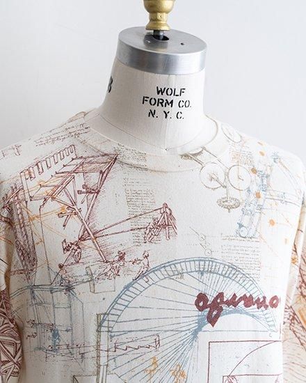 wildwood productions ダヴィンチ　アート　tシャツ　90s VINTAGE】90s Wildwood Productions 『leonardo da vinci』Tee