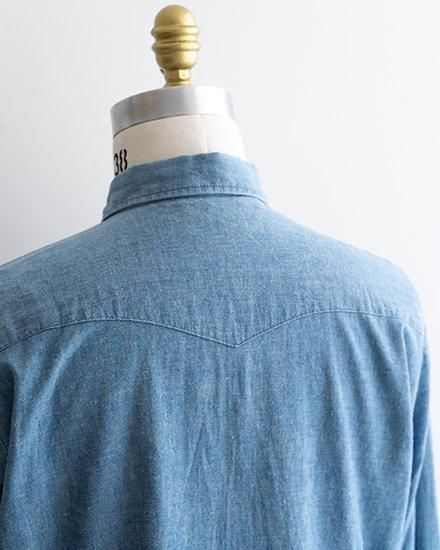 DEE CEE CHAMBRAY S/S SHIRT M USA製 USED DEE CEE CHAMBRAY S/S SHIRT M USA製 USED DEE CEE CHAMBRAY S/S