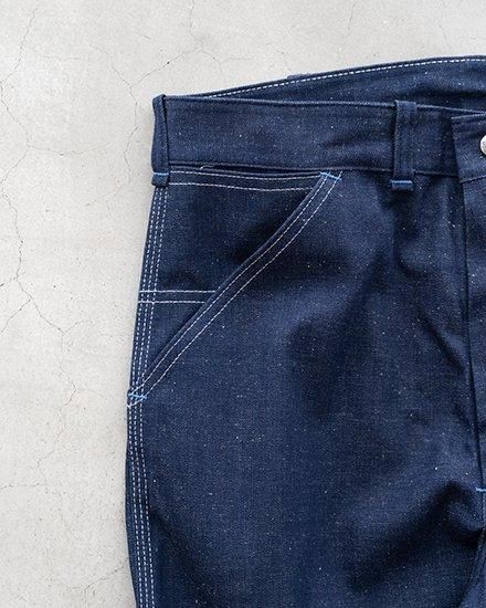 60s Sears デニムペインター ALDESジップ トリプルステッチ DEADSTOCK】60-70s Sears Denim Painter Pants 