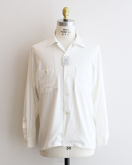 Authentic Reproduction Products®】Gabardine Rayon Loop Collar Shirts 